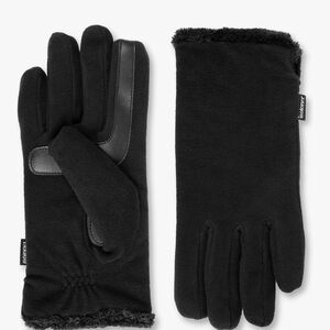Isotoner Stretch Fleece Gloves With Microluxe Lining and Smart Touch Tech
